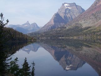 Mountain Reflected in Lake, Glacier NP